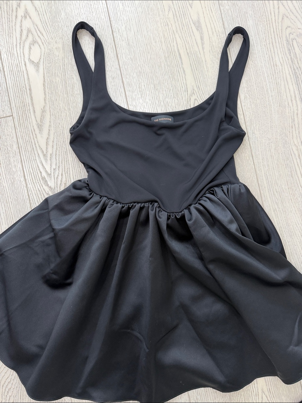Unbranded Little Black Mini Dress with Scoop Neck